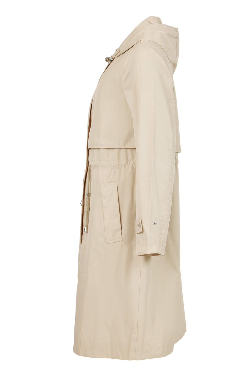 Parka Style Coat - Sand