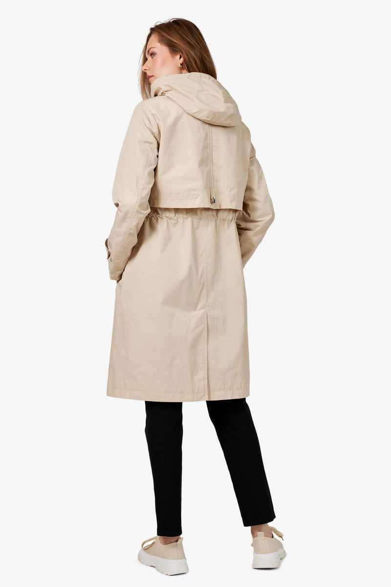Parka Style Coat - Sand