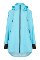 Poncho Style Rainjacket - Pacific Blue