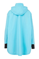 Poncho Style Rainjacket - Pacific Blue