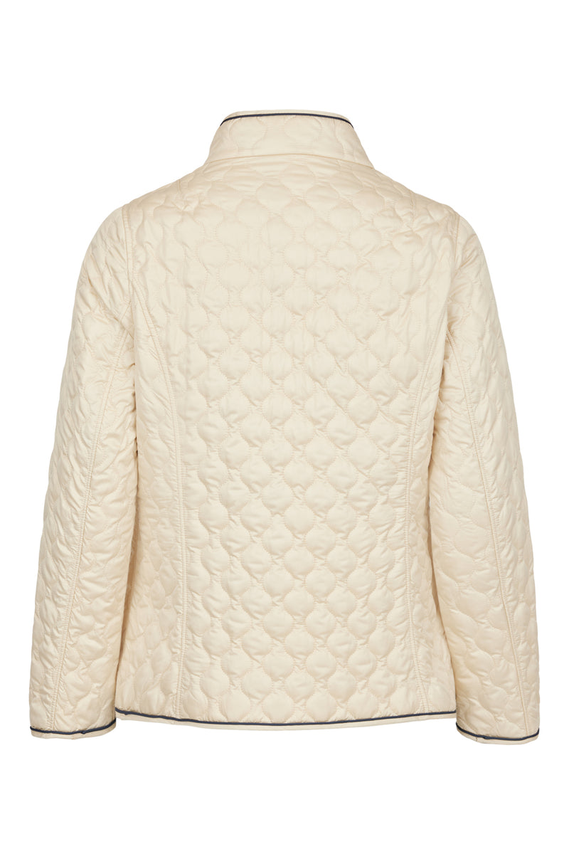 Reversible Short Padded Jacket - Sand/navy