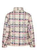 Reversible Short Padded Jacket - Sand/navy