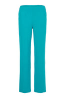 Plain Wide Leg Trousers - Sea Green