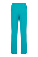 Plain Wide Leg Trousers - Sea Green