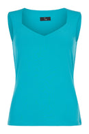 V Neck Vest - Sea Green