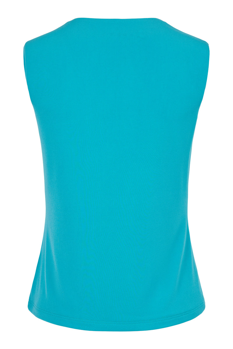 V Neck Vest - Sea Green