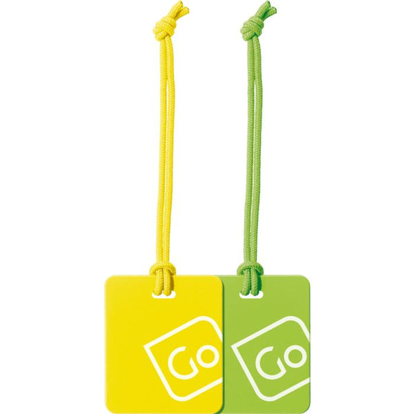 Luggage Tags Twin Pack (Yellow/Green)