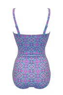 Santa Monica Strapless Swimsuit - Aquaburst