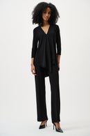 Classic Wide-Leg Trouser - Black