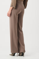 Classic Wide Leg Trouser - Mink
