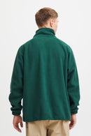 Ibrahim 1/4 Zip Jumper - Garden Topiary