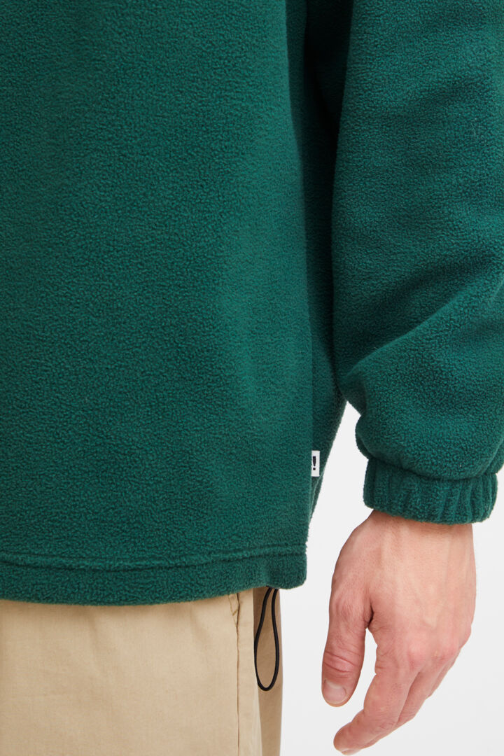 Ibrahim 1/4 Zip Jumper - Garden Topiary