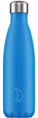 Neon Blue 500ml Water Bottle