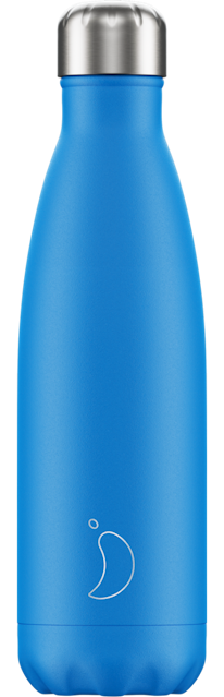 Neon Blue 500ml Water Bottle