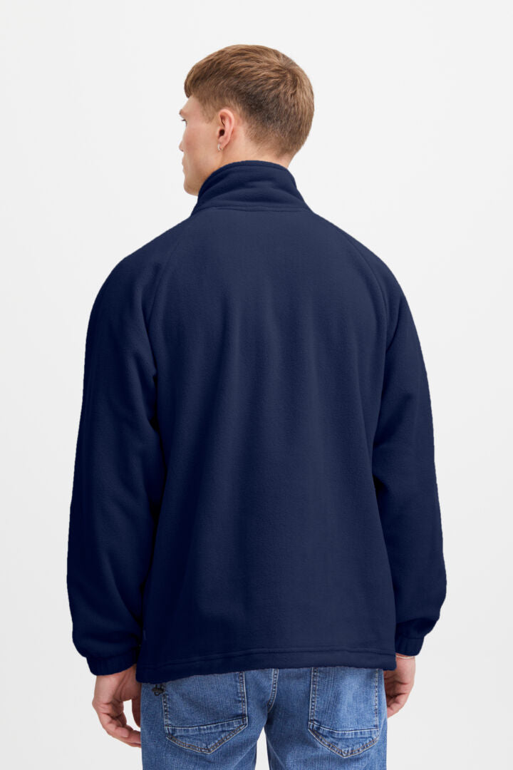 Ibrahim 1/4 Zip Jumper - Insignia Blue