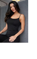 Second Skin Thermal Cami Top - Black