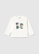 Friends Long Sleeve T-Shirt - Cream