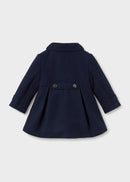 Woolen Coat - Navy