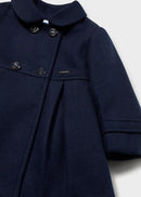 Woolen Coat - Navy