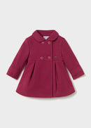 Woolen Coat - Raspberry