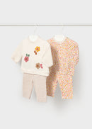 4 Piece Leggings Set - Oat
