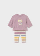 4 Piece Leggings Set - Mauve