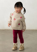 Velvet Leggings Set - Raspberry