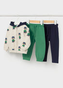 3 Piece Printed Tracksuit - Acacia