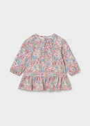 Printed Dress - Mauve