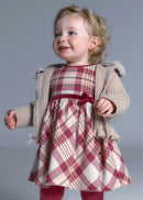 Plaid Dress - Raspberry