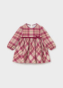 Plaid Dress - Raspberry