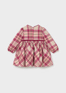 Plaid Dress - Raspberry