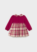 Plaid Dress - Raspberry