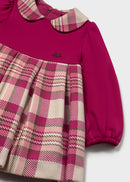 Plaid Dress - Raspberry