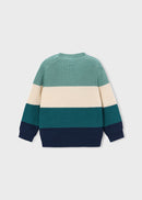 Colour-Block Jersey Top - Aquarium