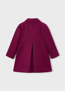 Dress Wool Coat - Raspberry