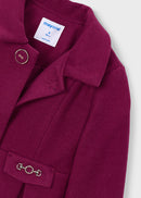 Dress Wool Coat - Raspberry