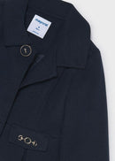 Dress Wool Coat - Navy