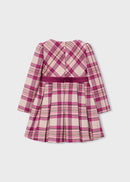 Plaid Dress - Raspberry