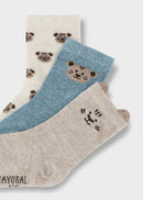 Patterned Socks Set - Arctic Blue