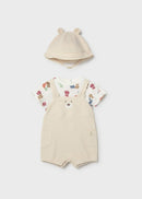 Romper & Hat Set - Chickpea