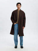 Ross Round Neck Jumper - Demitasse Chincilla Twist