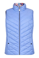 Reversible Gilet - Ivory & Blue