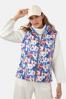 Reversible Gilet - Ivory & Blue