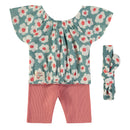 2 Piece Set & Headband - Moss