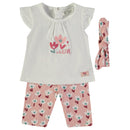 2 Piece Set & Headband - Pink