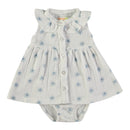 Dress & Headband - White