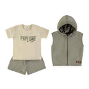 Baby 3 Piece Set - Dark Khaki