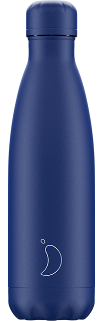 Water Bottle 500ml - Matte Blue