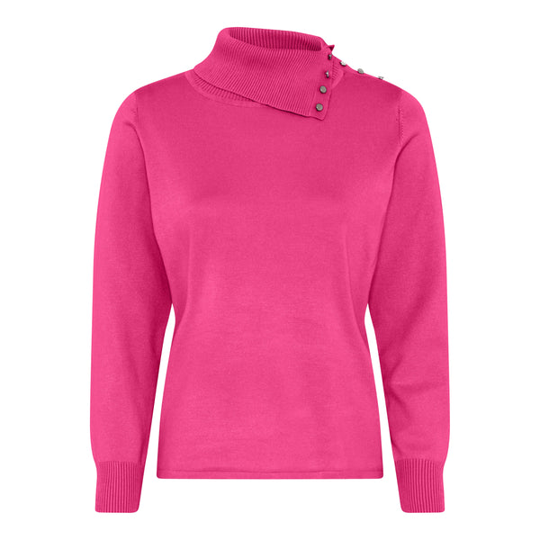 Shawl Collar Jumper - Pink